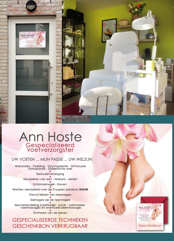 pedicuristen Wondelgem | Ann Hoste Gespecialiseerd voetverzorgster